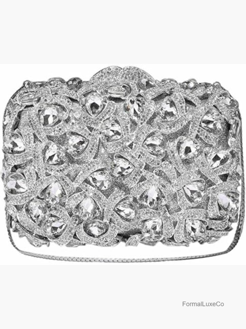 Crystal Rhinestone Evening Clutch Bridal Purse for Party Cocktail Prom